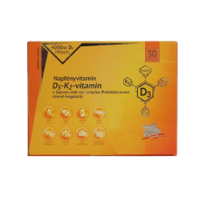  Napfényvitamin D3-K2 + szerves cink-réz 30 db vitamin és táplálékkiegészítő