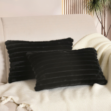 NapiKütyü 2db Puha Kényelmes Csíkos Dekoratív Párnahuzat lakástextília