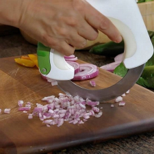 NapiKütyü Forgó Kés Rozsdamentes Acélból konyhai eszköz