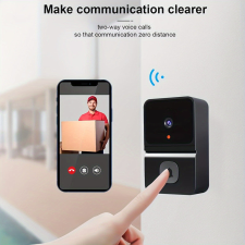 NapiKütyü Intelligens WiFi Ajtócsengő Beépített Akkumulátorral csengő