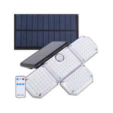 NapiKütyü Napelemes lámpa 181 LED-del és szürkület érzékelővel + távirányító kerti utcai lámpa világítás