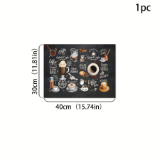 NapiKütyü Retro kávémintás alátét konyhai eszköz