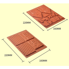 NapiKütyü Szilikon mézeskalács ház forma konyhai eszköz