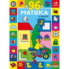 Napraforgó 96 matrica a városról kreatív és készségfejlesztő