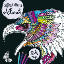 Napraforgó Csillogó kifestők - Állatok gyermek- és ifjúsági könyv