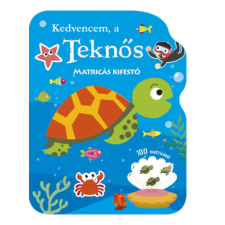 Napraforgó Kedvencem, a teknős - Matricás kifestő gyermek- és ifjúsági könyv