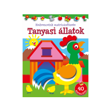  Napraforgó Könyvkiadó - Kedvenceink matricásfüzete Tanyasi állatok gyermek- és ifjúsági könyv