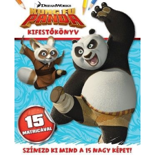 Napraforgó Könyvkiadó Kung Fu Panda - kifestőfüzet matricákkal gyermek- és ifjúsági könyv