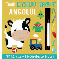 Napraforgó Könyvkiadó Tanulj egyszerű szavakat angolul- 30 kártya+filctoll filctoll, marker