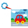 Napraforgó Könyvkiadó Textilkönyv rágókával - Járművek