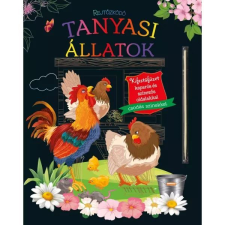 Napraforgó Rejtőzködő tanyasi állatok - kifestőfüzet kaparós és színezős oldalakkal (5999564963317) (5999564963317) kreatív és készségfejlesztő