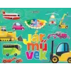 Napraforgó Színező matricákkal - Járművek