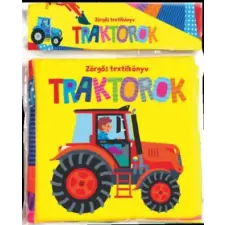 Napraforgó Zörgős textilkönyv - Traktorok egyéb könyv