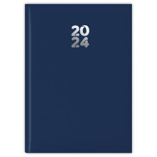  Naptár, tervező, A5, heti, DAYLINER, "Pannon", sötétkék határidőnapló