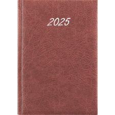  Naptár, tervező, A5, napi, DAYLINER, "Rebel", bordó határidőnapló