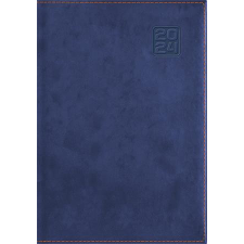  Naptár, tervező, A5, napi, DAYLINER "Square", kék határidőnapló