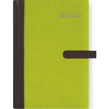  Naptár, tervező, A5, napi, DAYLINER, "Winner", zöld határidőnapló