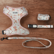  Naradin 4 részes kutyahámszett – Dreamy Bear nyakörv, póráz, hám kutyáknak