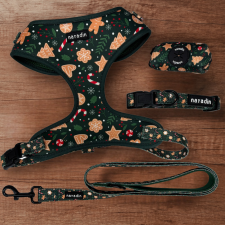  Naradin 4 részes pórázszett – GingerJoy nyakörv, póráz, hám kutyáknak