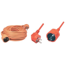  Narancs hálózati lengő hosszabbító, földelt 20m kábel és adapter