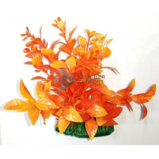  Narancssárga akváriumi műnövény 15 cm akvárium dekoráció