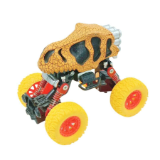  Narancssárga dinó teherautó húzza vissza 19cm autópálya és játékautó