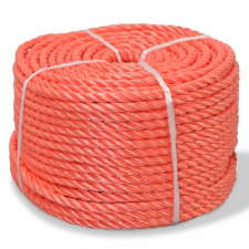  Narancssárga polipropilén sodrott kötél 12 mm 500 m kábel és adapter