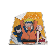Naruto Friends sherpa takaró 120x150cm lakástextília