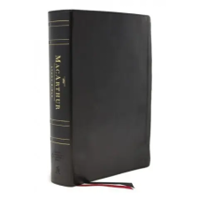  NASB, MacArthur Study Bible, 2nd Edition, Genuine Leather, Black, Comfort Print idegen nyelvű könyv