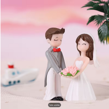  Nászpár ,menyasszony,vőlegény tortadísz sütés és főzés