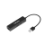 Natec Dragonfly USB 2.0 Hub 3 port  fekete (NHU-1413) (NHU-1413)