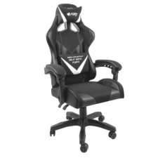 Natec Fury Avenger L Gamer szék nyak-és derékpárnával - fekete forgószék