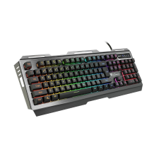Natec Genesis Rhod 420 RGB Billentyűzet Black US billentyűzet