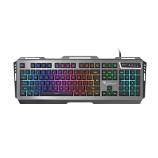 Natec Genesis Rhod 420 RGB USB Gaming Billentyűzet US - Ezüst (NKG-1234) billentyűzet