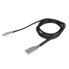Natec NKA-1203 Extreme Media USB-A apa - MicroUSB apa Adat- és töltőkábel 1m - Fekete (NKA-1203) kábel és adapter