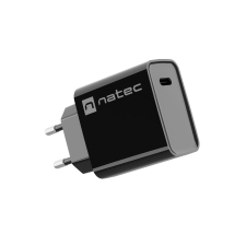 Natec Ribera NUC-2058 USB-A Hálózati töltő - Fekete (18W) mobiltelefon kellék