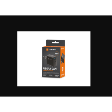 Natec Ribera USB-A / USB-C Hálózati töltő - Fekete (65W) (NUC-2145) mobiltelefon kellék