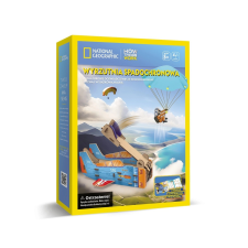 National Geographic 3D puzzle ejtőernyő kilövő puzzle, kirakós
