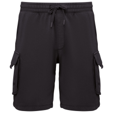 Native Spirit Native Spirit NS717 MEN’S FRENCH TERRY WASHED EFFECT CARGO SHORTS L