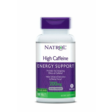 Natrol High Caffeine, magas koffeintartalom, 200 mg, 100 db, Natrol vitamin és táplálékkiegészítő