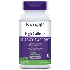 Natrol magas koffein tartalmú 200 mg (koffein), 100 tabletta vitamin és táplálékkiegészítő