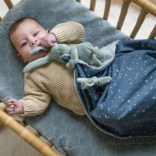 Nattou szunditakaró plüss foszforeszkáló Lapidou - Nyúl coppergreen babaágynemű, babapléd