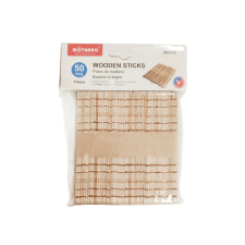  Natúr építő fa spatulák – 114 mm - 50db/csomag barkácsolás, építés