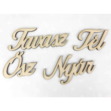 Natúr fa - Évszakok 4db/csomag dekorációs kellék