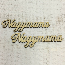  Natúr fa felirat &quot;Nagymama&quot; 12,5cm dekorációs kellék