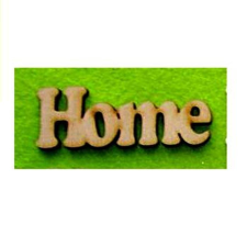  Natúr fa »Home« felirat, mérete: 70x25 mm dekorációs kellék