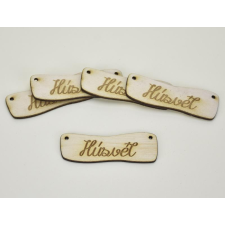  Natúr fa -  Húsvét   hullámos tábla 2,4x7cm 5db/csomag dekorációs kellék