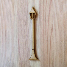  Natúr fa kandeláber, mérete: 1,9x13cm dekorációs kellék