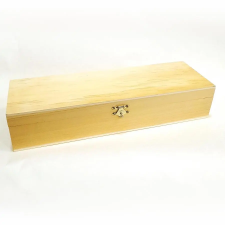  Natúr fa láda, mérete: 33x11x6,5 cm.  II. osztályú! dekorációs kellék