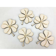  Natúr fa - Lóhere rajzos 5,5cm 5db/csomag dekorációs kellék